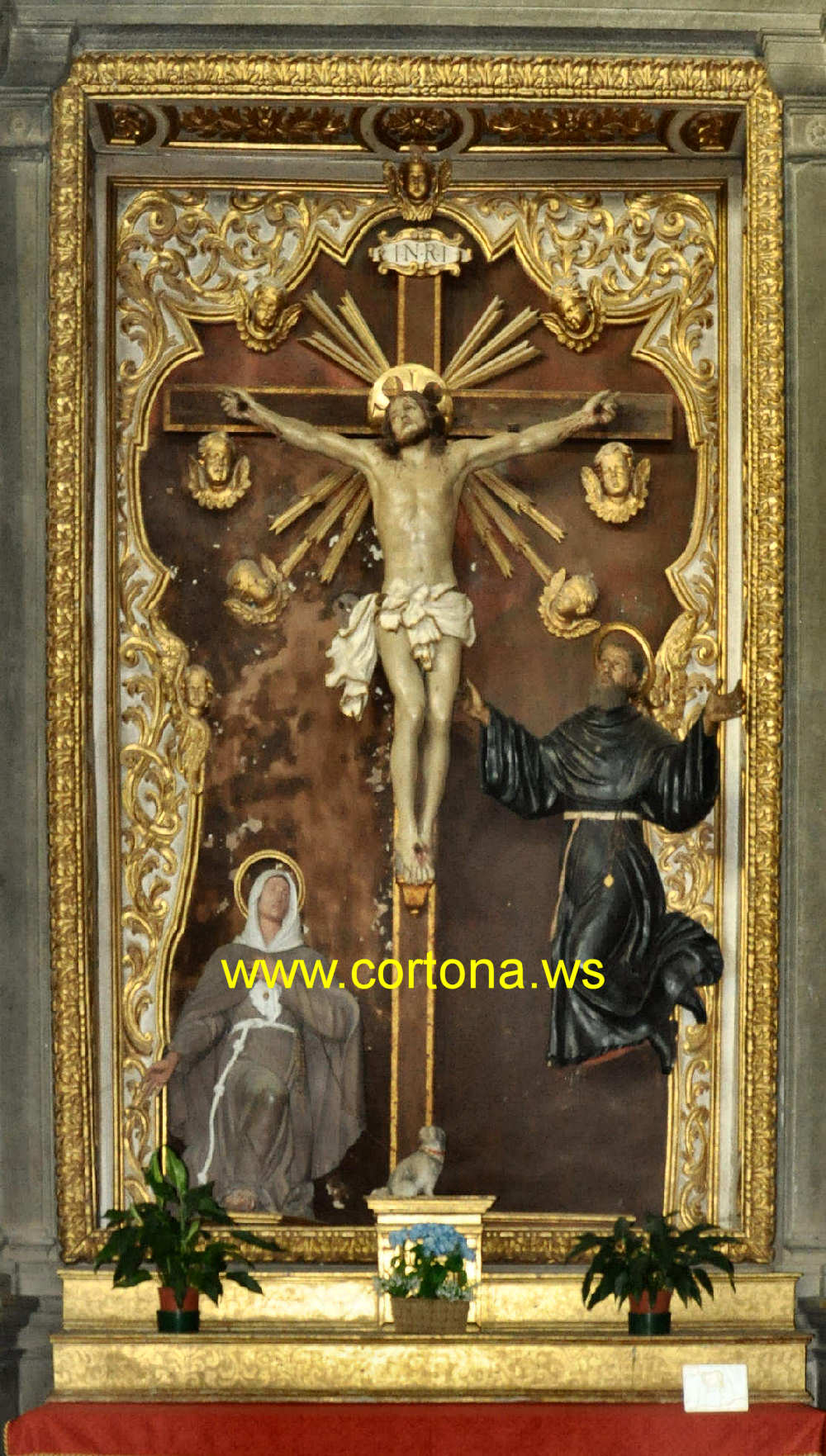  il Crocifisso del fiorentino Giuseppe Piamontini